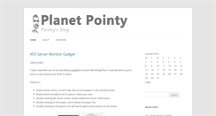 Desktop Screenshot of planetpointy.co.uk