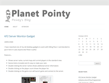 Tablet Screenshot of planetpointy.co.uk